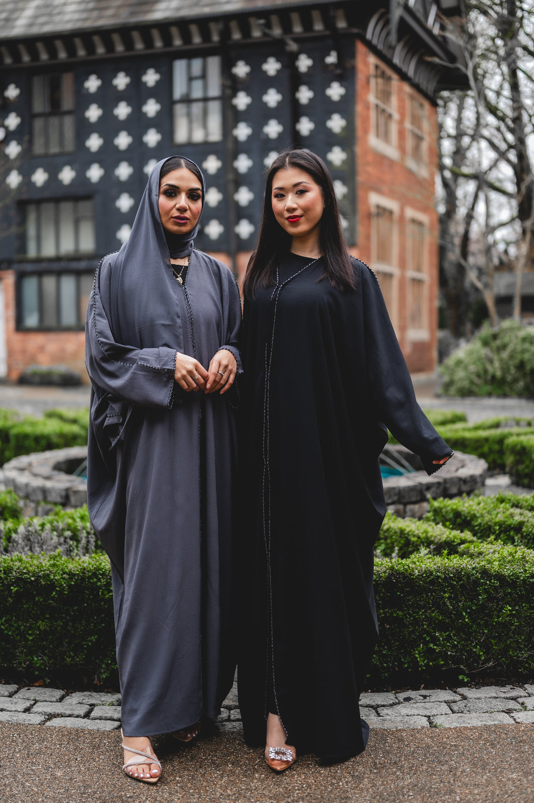 KUWAITI STYLE ABAYA | BLACK |