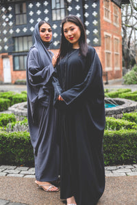 KUWAITI STYLE ABAYA | GREY |