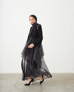 ORGANZA JACKET STYLE ABAYA