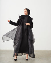 Load image into Gallery viewer, ORGANZA JACKET STYLE ABAYA
