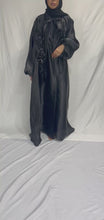 Load and play video in Gallery viewer, EMBELLISHED ORGANZA 3 PIECE ABAYA | BLACK |
