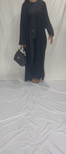 Load and play video in Gallery viewer, SIMPLE BLACK BATWING ABAYA
