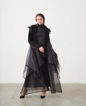 Load image into Gallery viewer, ORGANZA JACKET STYLE ABAYA
