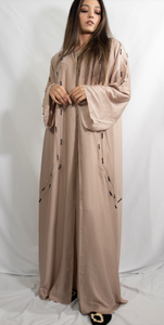 BAHRAINI TWO PIECE ABAYA | MINK |