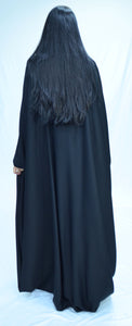 CLOSED BATWING NADA ABAYA | BLACK |